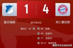 凯恩戴帽创纪录！拜仁 4-1 轻取霍芬海姆，豪取德甲开局四连胜