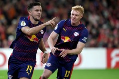 德国杯：4-1，26岁鲍姆加特纳凌空垫射+双响炮，助德甲第2晋级