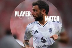 梅开二度！曼联官方：B费当选vs西汉姆的热身赛全场最佳球员